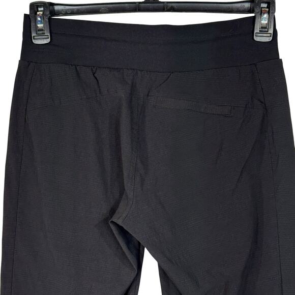 Athleta SZ 2 Trekkie North Jogger Pants Pull-On Cuffed Stretch Zip Pockets UPF - Picture 4 of 8